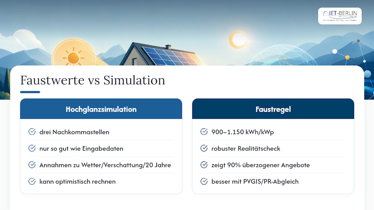 Warum Faustwerte oft mehr Sicherheit geben als Hochglanzsimulationen — overview diagram