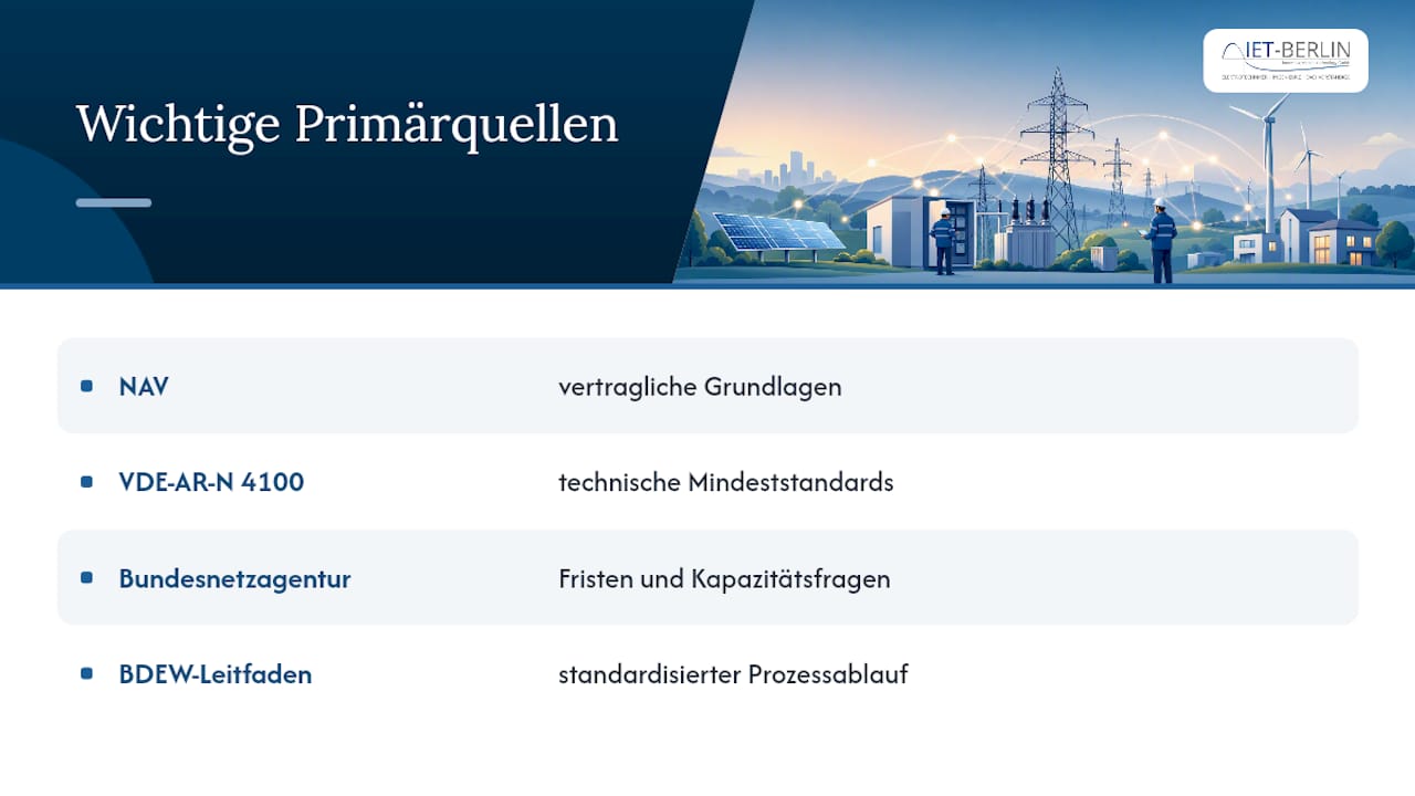 Wichtige Primärquellen zur Vertiefung — overview diagram