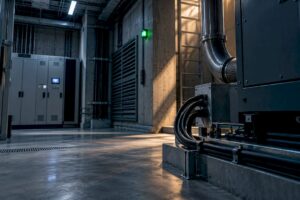 Notstromanlage im öffentlichen Technikgebäude