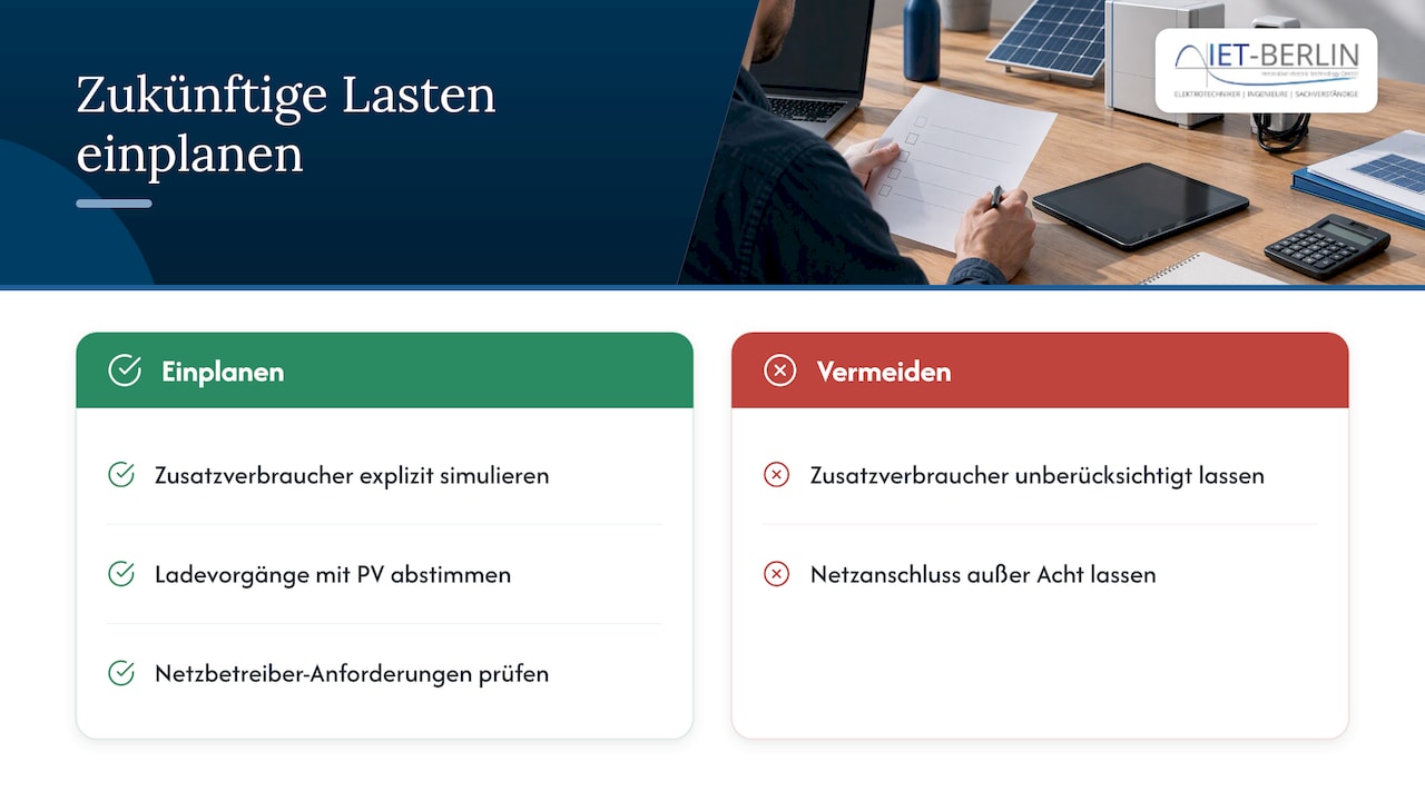 Künftige Verbraucher von Beginn an einplanen — overview diagram